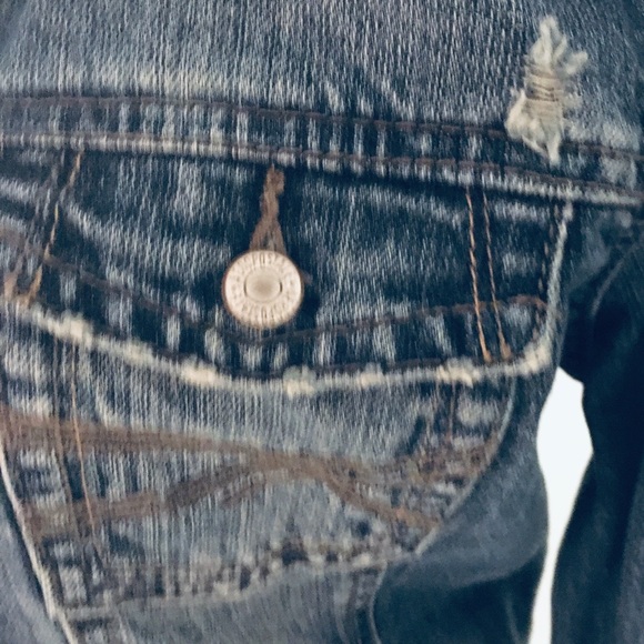 SOLD!!! AEROPOSTALE jean jacket Medium EUC - Picture 5 of 7